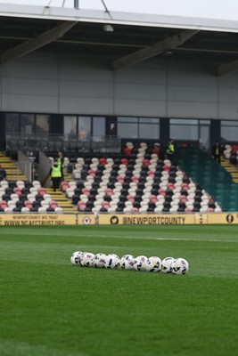 070326 - Newport County v Colchester United - Sky Bet League 2 - General view of the pitch at Rodney Parade 