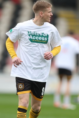 070326 - Newport County v Colchester United - Sky Bet League 2 - Matt Smith of Newport County 