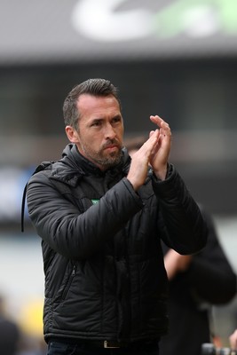 070326 - Newport County v Colchester United - Sky Bet League 2 - Newport County Manager Christian Fuchs