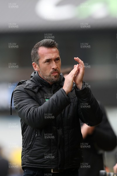 070326 - Newport County v Colchester United - Sky Bet League 2 - Newport County Manager Christian Fuchs