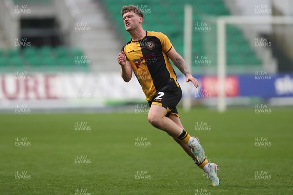 070326 - Newport County v Colchester United - Sky Bet League 2 - Cameron Evans of Newport County shows his despair at a poor pass 