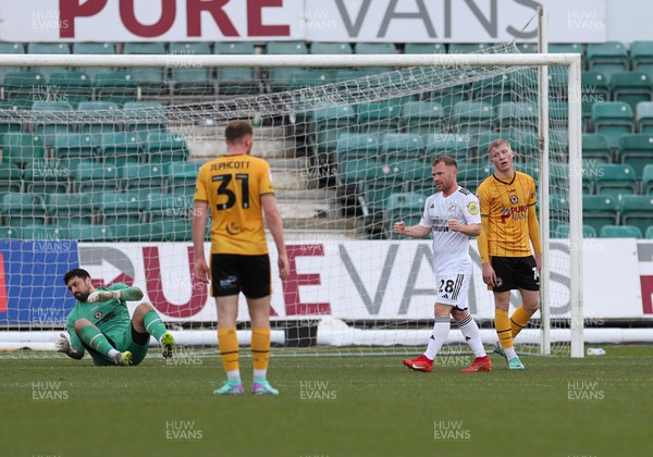 010424 - Newport County v Crawley Town, EFL Sky Bet League 2 - Adam Campbell of Crawley Town celebrates after scoring the fourth goal