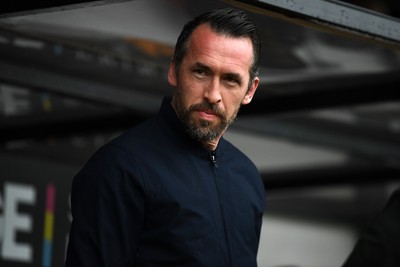 030426 - Newport County v Crawley Town - Sky Bet League 2 - Newport County Head Coach, Christian Fuchs