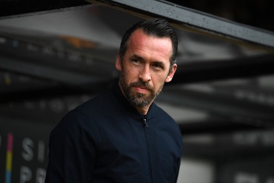 030426 - Newport County v Crawley Town - Sky Bet League 2 - Newport County Head Coach, Christian Fuchs