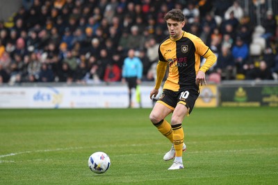 030426 - Newport County v Crawley Town - Sky Bet League 2 - Harrison Biggins of Newport County