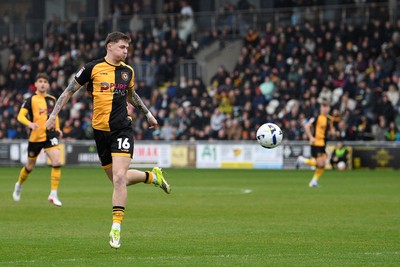 030426 - Newport County v Crawley Town - Sky Bet League 2 - James Crole of Newport County