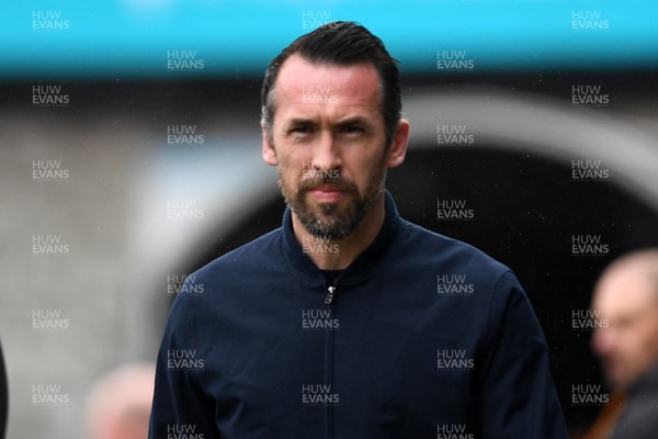 030426 - Newport County v Crawley Town - Sky Bet League 2 - Newport County Head Coach, Christian Fuchs