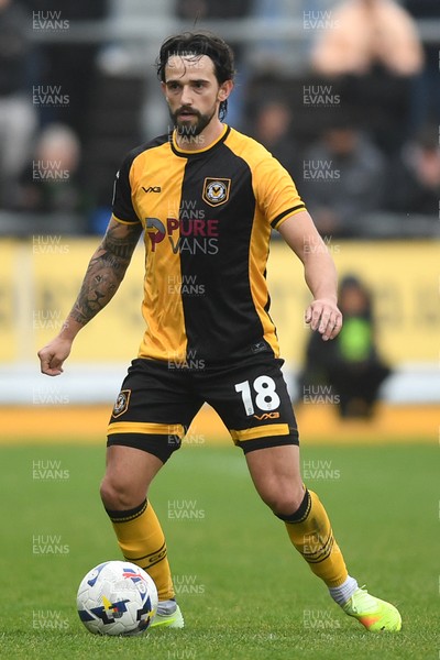 030426 - Newport County v Crawley Town - Sky Bet League 2 - Liam Shepard of Newport County