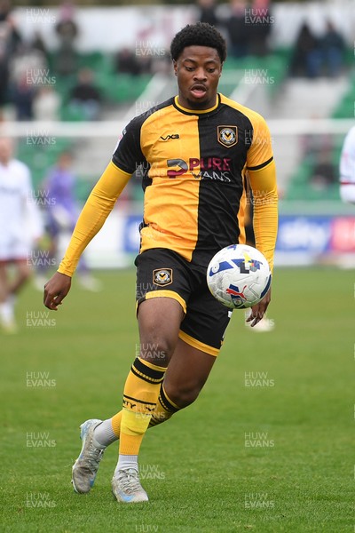 030426 - Newport County v Crawley Town - Sky Bet League 2 - Bobby Kamwa of Newport County