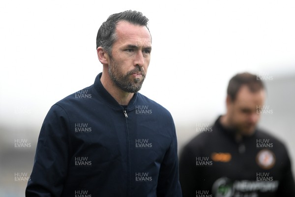 030426 - Newport County v Crawley Town - Sky Bet League 2 - Newport County Head Coach, Christian Fuchs