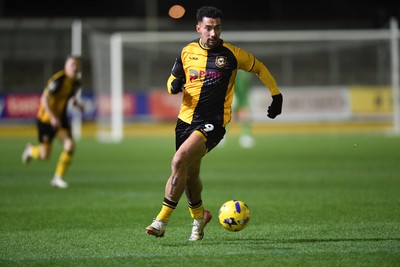 291225 - Newport County v Crewe Alexandra - Sky Bet League 2 - Courtney Baker-Richardson of Newport County