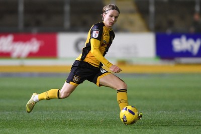291225 - Newport County v Crewe Alexandra - Sky Bet League 2 - Sam Braybrooke of Newport County