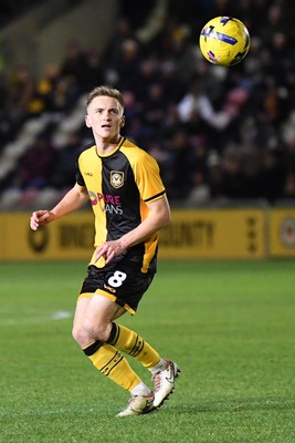 291225 - Newport County v Crewe Alexandra - Sky Bet League 2 - Matt Smith of Newport County