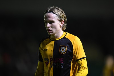 291225 - Newport County v Crewe Alexandra - Sky Bet League 2 - Sam Braybrooke of Newport County