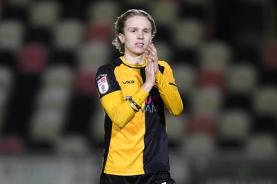 291225 - Newport County v Crewe Alexandra - Sky Bet League 2 - Sam Braybrooke of Newport County at full time