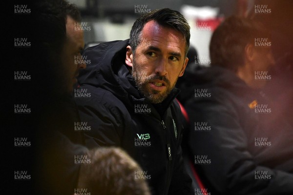 291225 - Newport County v Crewe Alexandra - Sky Bet League 2 - Newport County Head Coach, Christian Fuchs
