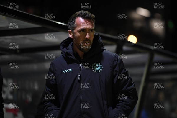 291225 - Newport County v Crewe Alexandra - Sky Bet League 2 - Newport County Head Coach, Christian Fuchs