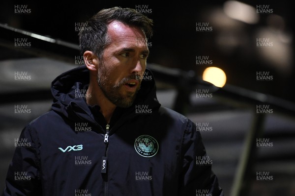 291225 - Newport County v Crewe Alexandra - Sky Bet League 2 - Newport County Head Coach, Christian Fuchs
