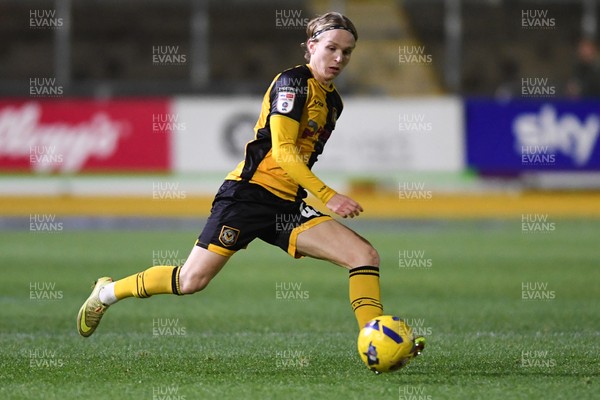 291225 - Newport County v Crewe Alexandra - Sky Bet League 2 - Sam Braybrooke of Newport County