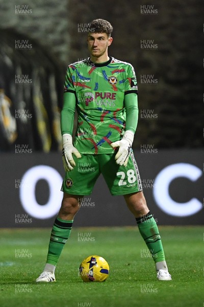 291225 - Newport County v Crewe Alexandra - Sky Bet League 2 - Jordan Wright of Newport County