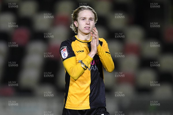 291225 - Newport County v Crewe Alexandra - Sky Bet League 2 - Sam Braybrooke of Newport County at full time