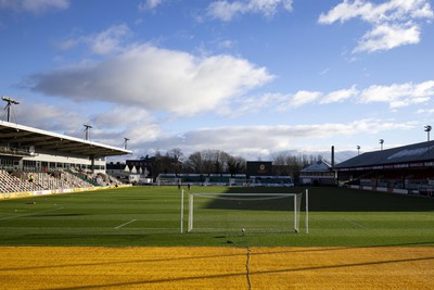 060124 - Newport County v Eastleigh - FA Cup Third Round - A general view of Rodney Parade ahead of the match