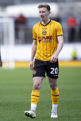 060124 - Newport County v Eastleigh - FA Cup Third Round - Harry Charsley of Newport County in action