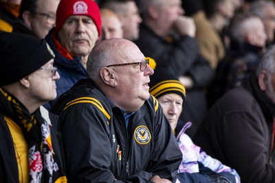 060124 - Newport County v Eastleigh - FA Cup Third Round - Newport County fans ahead of kick off