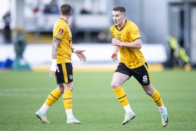 060124 - Newport County v Eastleigh - FA Cup Third Round - Bryn Morris of Newport County in action