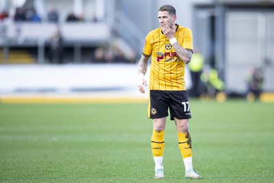 060124 - Newport County v Eastleigh - FA Cup Third Round - Scot Bennett of Newport County in action