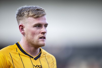 060124 - Newport County v Eastleigh - FA Cup Third Round - Will Evans of Newport County during half time