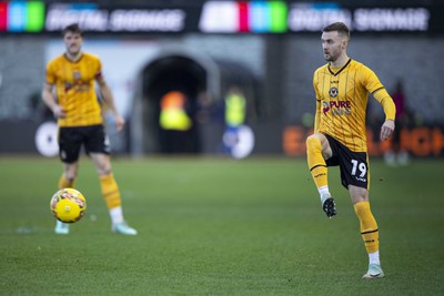 060124 - Newport County v Eastleigh - FA Cup Third Round - Shane McLoughlin of Newport County in action