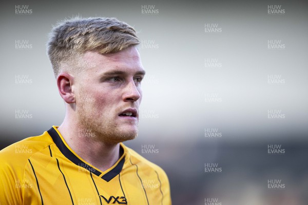060124 - Newport County v Eastleigh - FA Cup Third Round - Will Evans of Newport County during half time