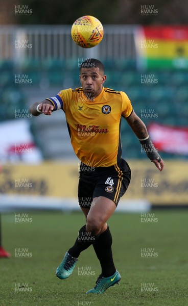 010118 - Newport Count v Exeter City - SkyBet League Two - Joss Labadie of Newport County