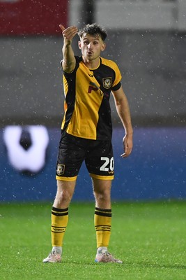 111125 - Newport County v Exeter City - Vertu Trophy - Ben Lloyd of Newport County