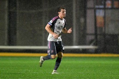 111125 - Newport County v Exeter City - Vertu Trophy - Ed Turns of Exeter celebrates scoring a goal