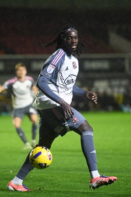 111125 - Newport County v Exeter City - Vertu Trophy - Johnly Yfeko of Exeter