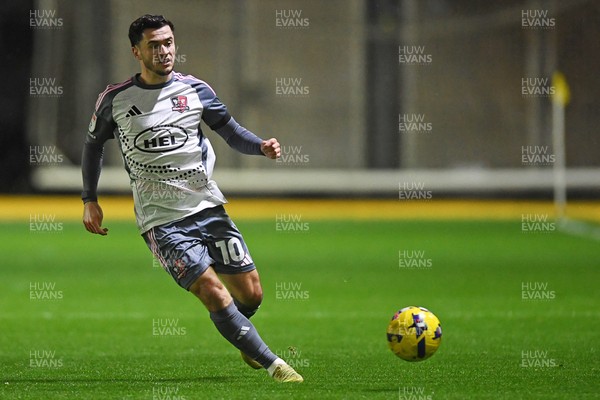 111125 - Newport County v Exeter City - Vertu Trophy - Jack Aitchison of Exeter