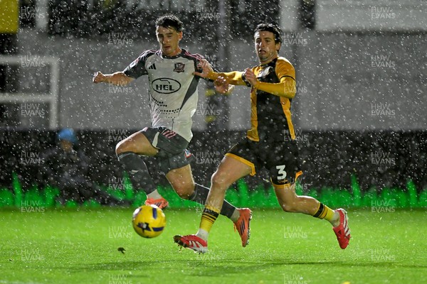 111125 - Newport County v Exeter City - Vertu Trophy - Anthony Glennon of Newport County
