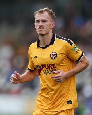 120926 - Newport County v Fleetwood Town - Sky Bet League 2 - Matty Jacob of Newport County in action
