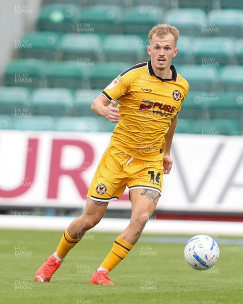 120926 - Newport County v Fleetwood Town - Sky Bet League 2 -Matty Jacob of Newport County runs with the ball