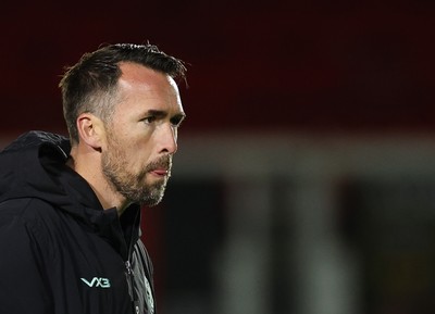 131225 - Newport County v Fleetwood Town, EFL Sky Bet League 2 - Newport County manager Christian Fuchs at the end of the match