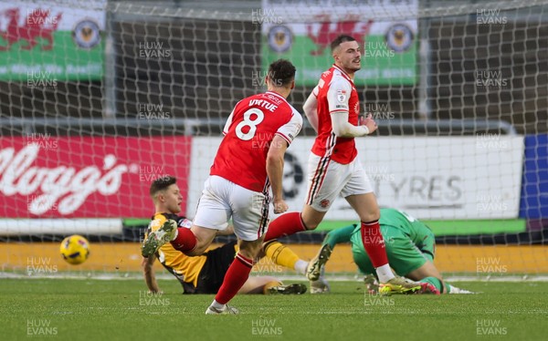 131225 - Newport County v Fleetwood Town, EFL Sky Bet League 2 - Ryan Graydon of Fleetwood Town celebrates after scoring the second goal