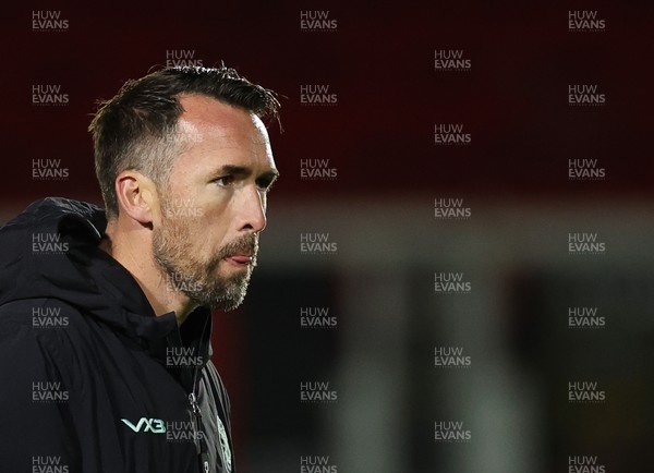 131225 - Newport County v Fleetwood Town, EFL Sky Bet League 2 - Newport County manager Christian Fuchs at the end of the match
