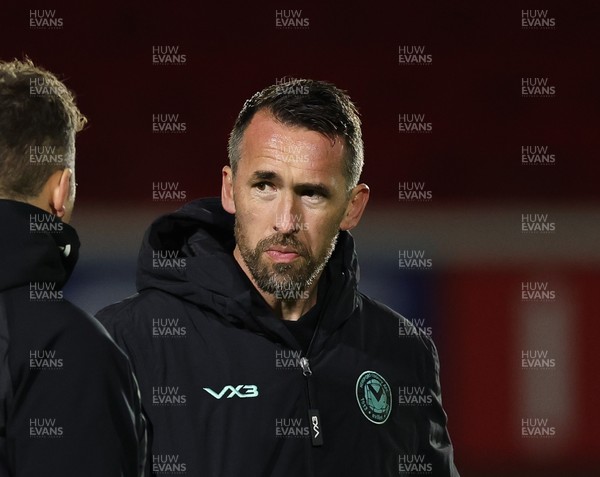 131225 - Newport County v Fleetwood Town, EFL Sky Bet League 2 - Newport County manager Christian Fuchs at the end of the match