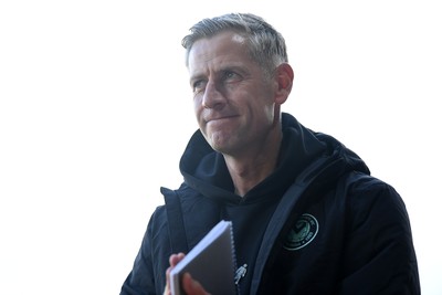 011125 - Newport County v Gillingham - FA Cup First Round - Newport County Manager, David Hughes