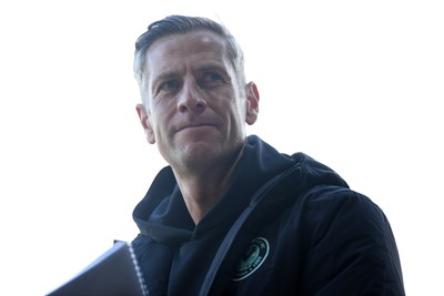 011125 - Newport County v Gillingham - FA Cup First Round - Newport County Manager, David Hughes