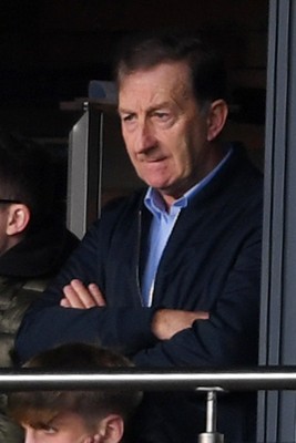 011125 - Newport County v Gillingham - FA Cup First Round - Newport County owner and chairman, Huw Jenkins