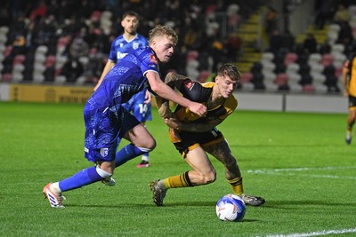 011125 - Newport County v Gillingham - FA Cup First Round - Kai Whitmore of Newport County