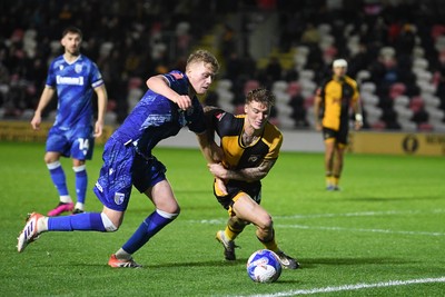 011125 - Newport County v Gillingham - FA Cup First Round - Kai Whitmore of Newport County